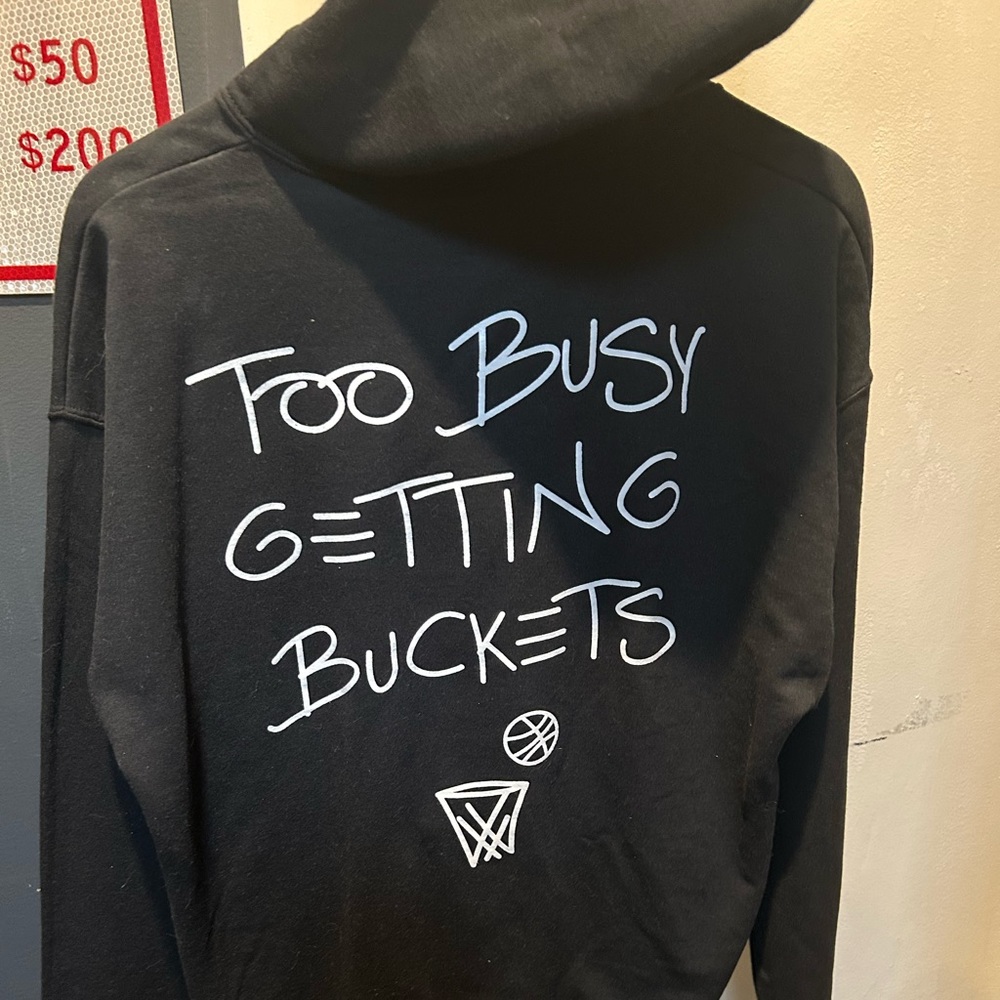 Bigger then basketball hoodie